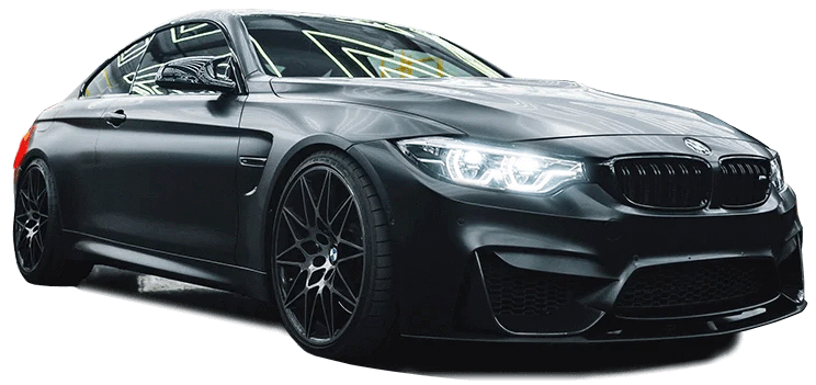 black bmw m3 coupe car